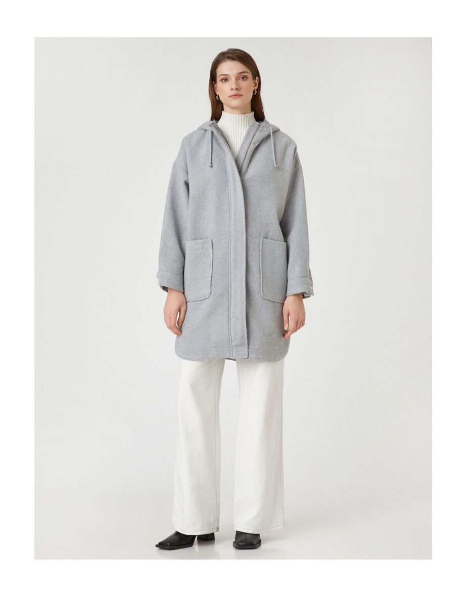 Coat - Gray - Parkas - 5