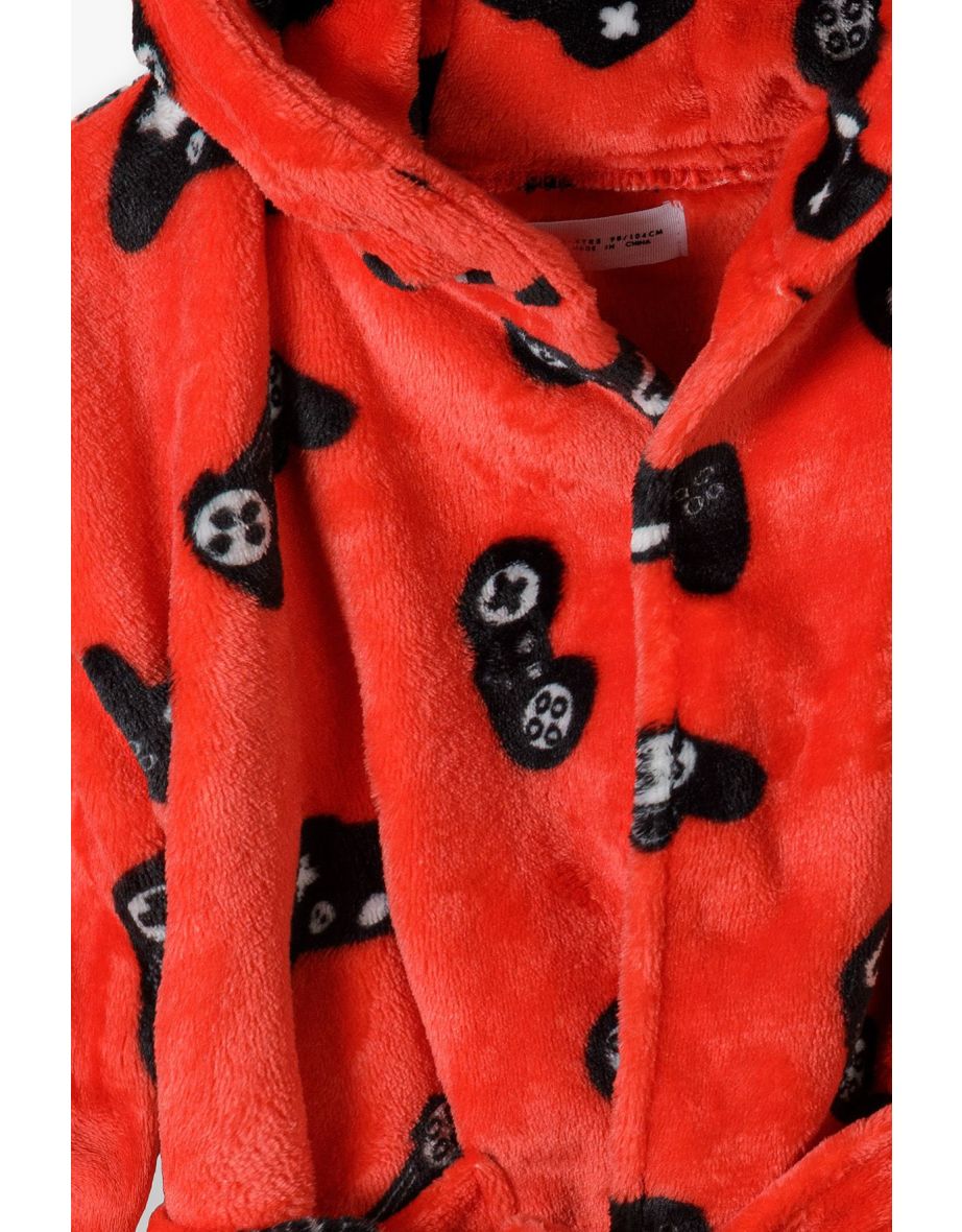Boys Cosy Fleece Dressing Gown - 2