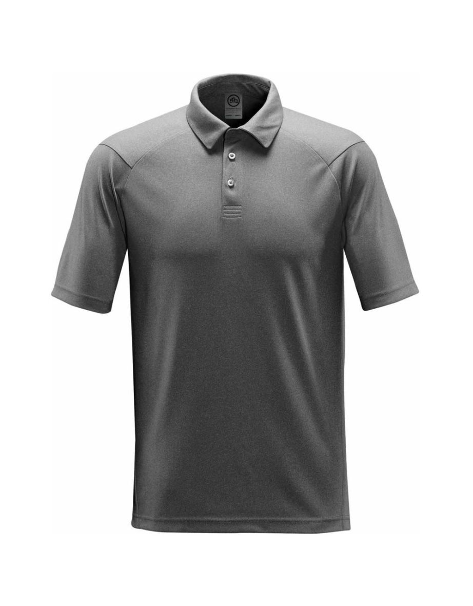 Stormtech Mens Minstral Polo Shirt - Charcoal Heather