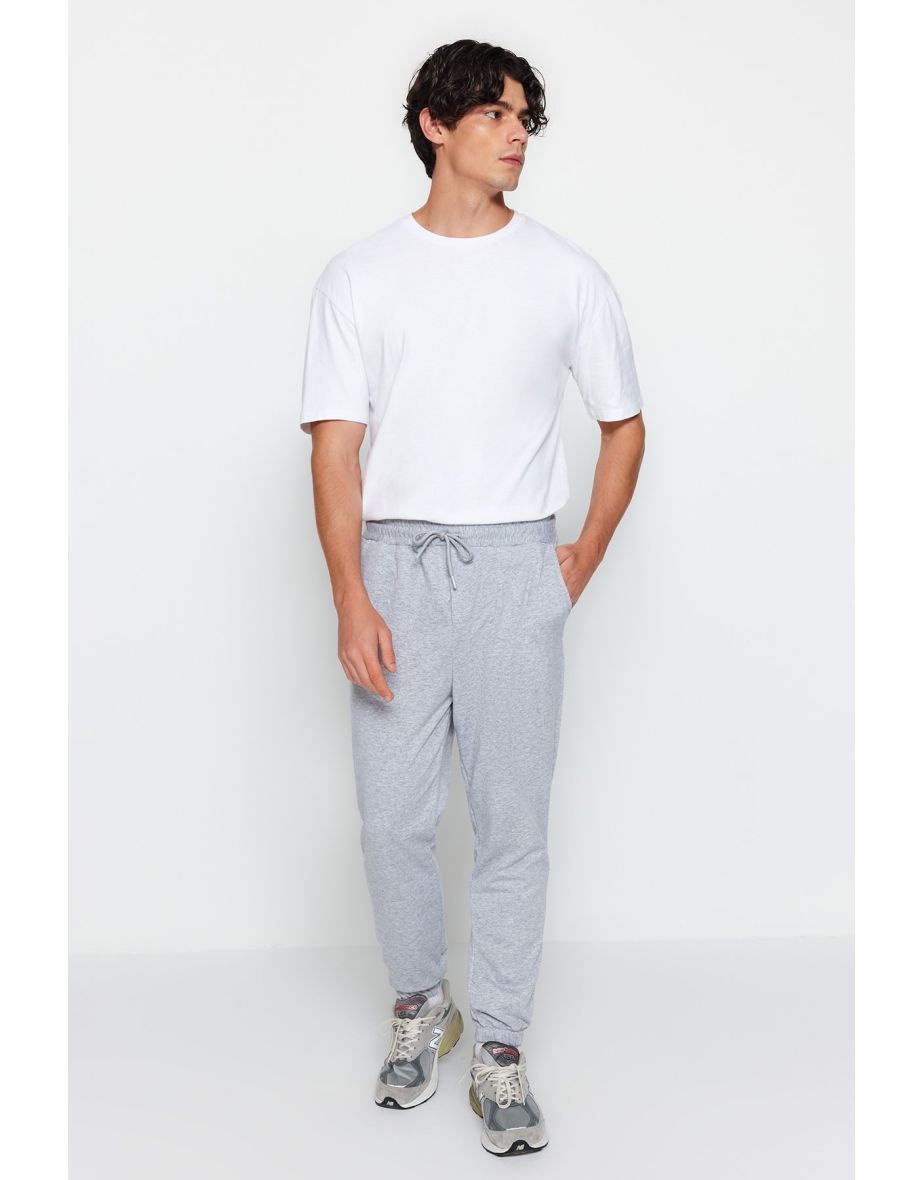Sweatpants - Gray - Joggers - 6