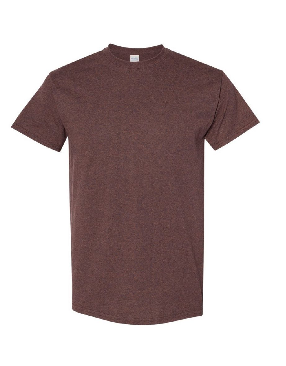 Gildan Mens Heavy Cotton Short Sleeve T-Shirt - Russet