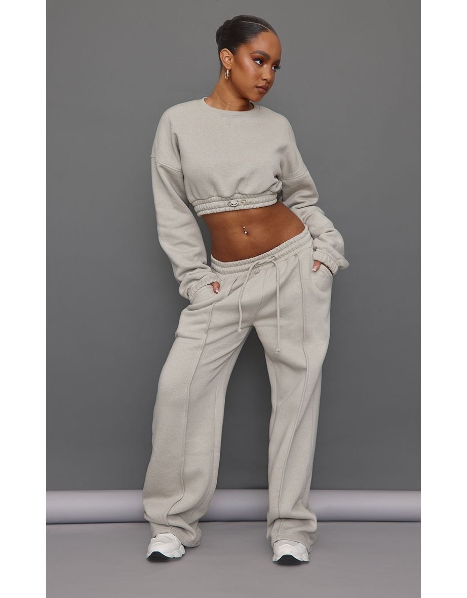 Grey joggers petite cheap