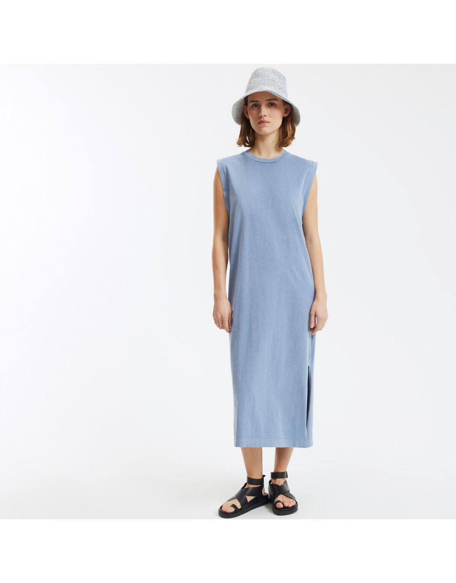 Maxi T-Shirt Dress, Sleeveless
