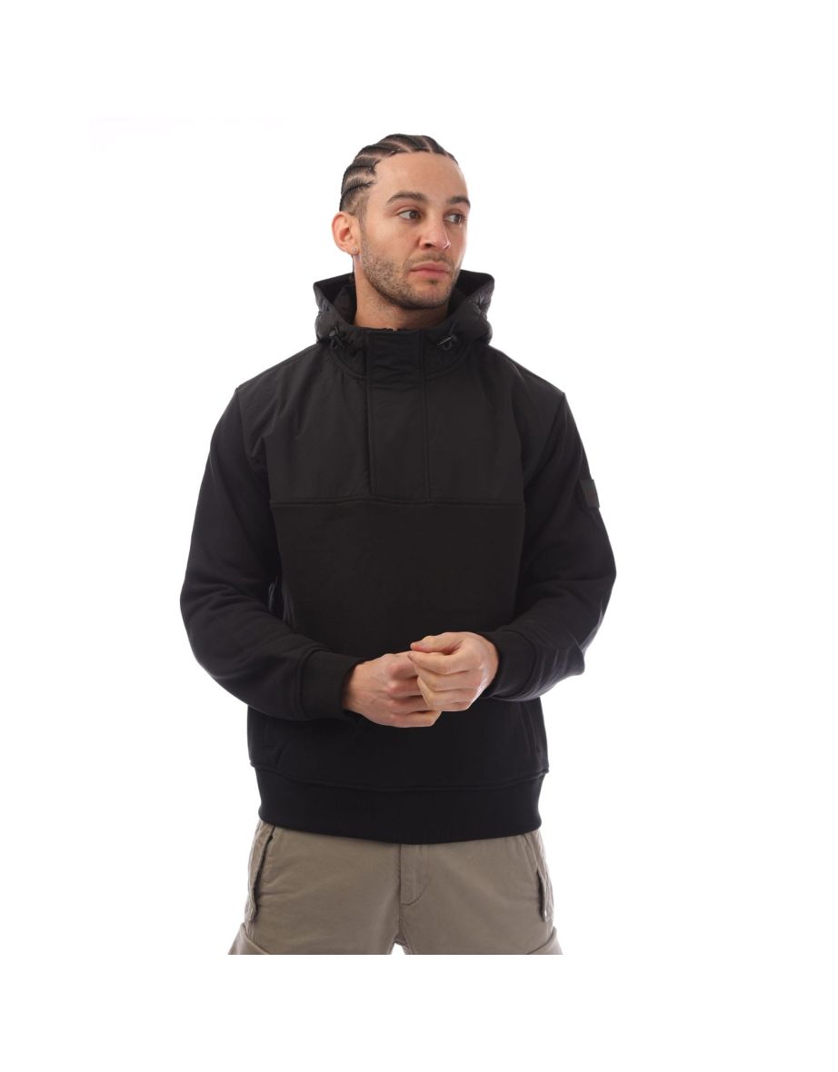 Men's Boss Relaxed-Fit Hoodie in Black