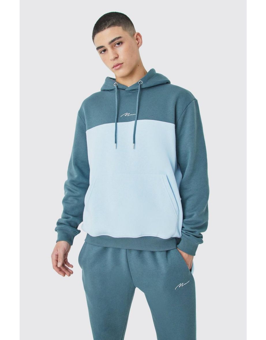 Man signature tracksuit sales