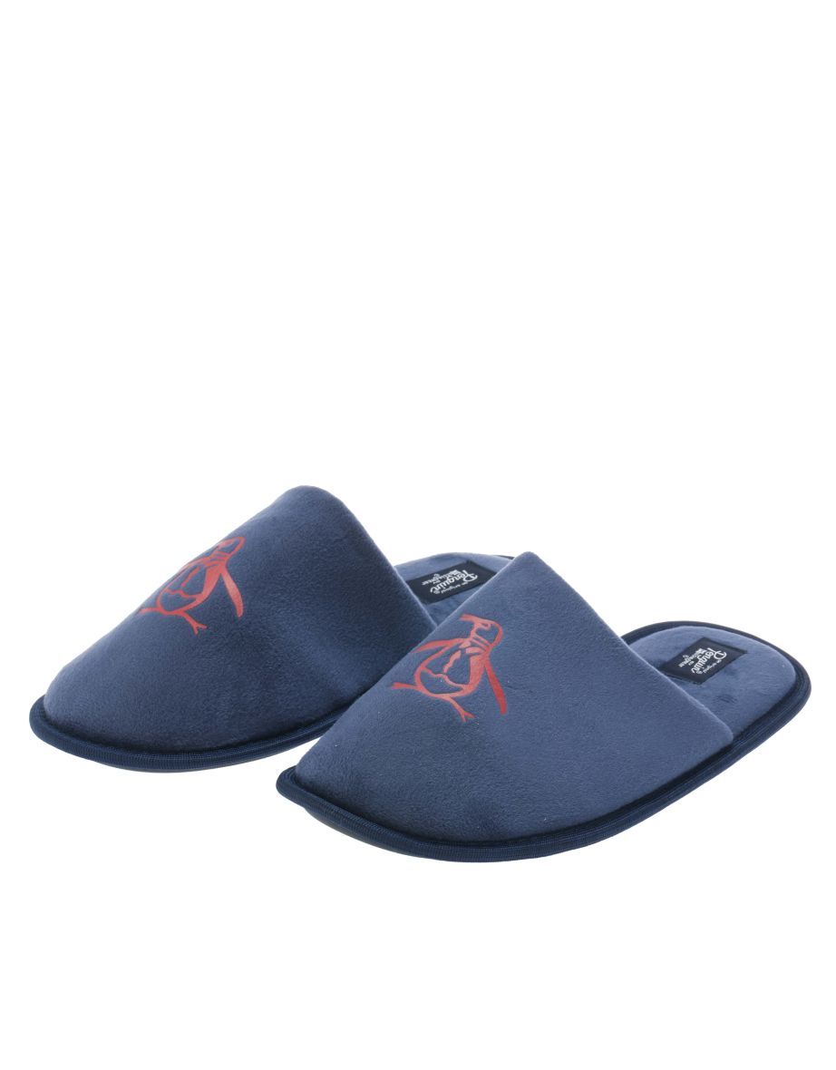 Men's Original Penguin Paddington Slippers in Blue