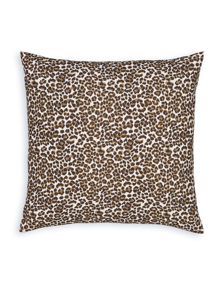 Aretha Leopard Print 45 x 45cm 100% Cotton Cushion Cover - 1