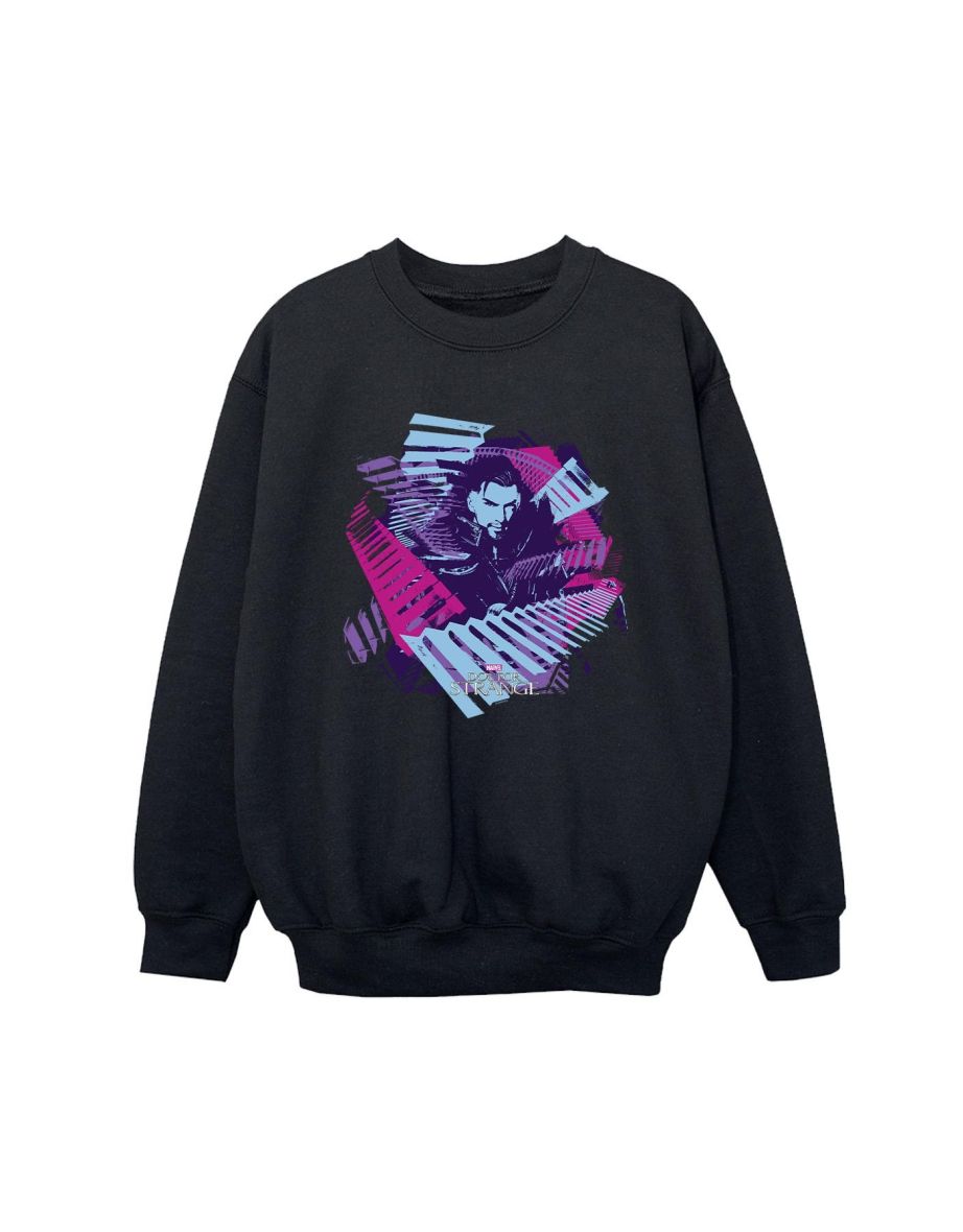 Shop Marvel Boys Doctor Strange Stairs Sweatshirt Black Online in Oman VogaCloset