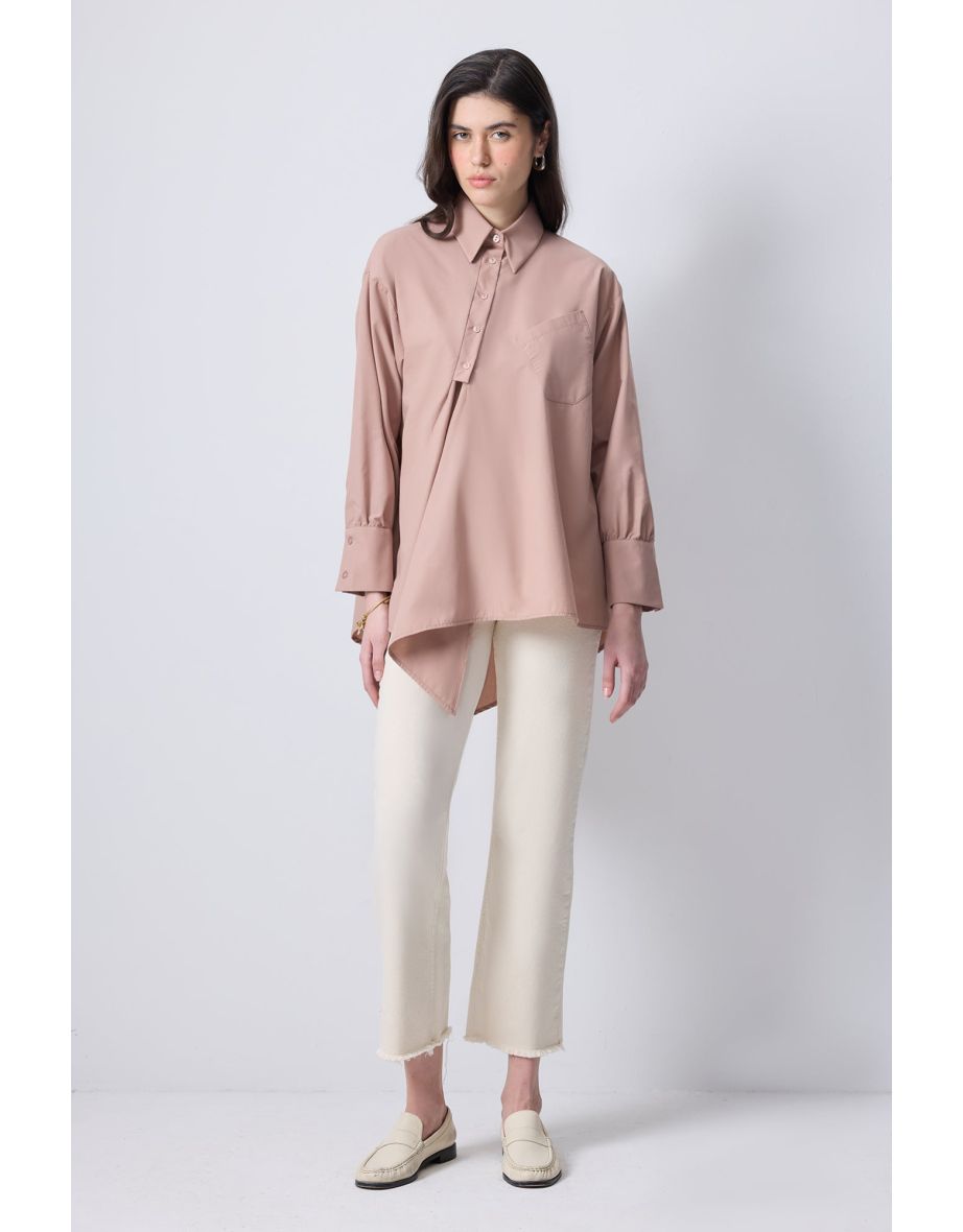 ASYMMETRIC SHIRT TUNIC