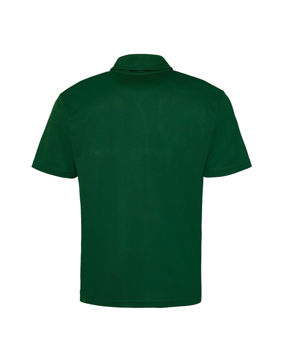 AWDis Just Cool Mens Plain Sports Polo Shirt - Bottle Green - 1