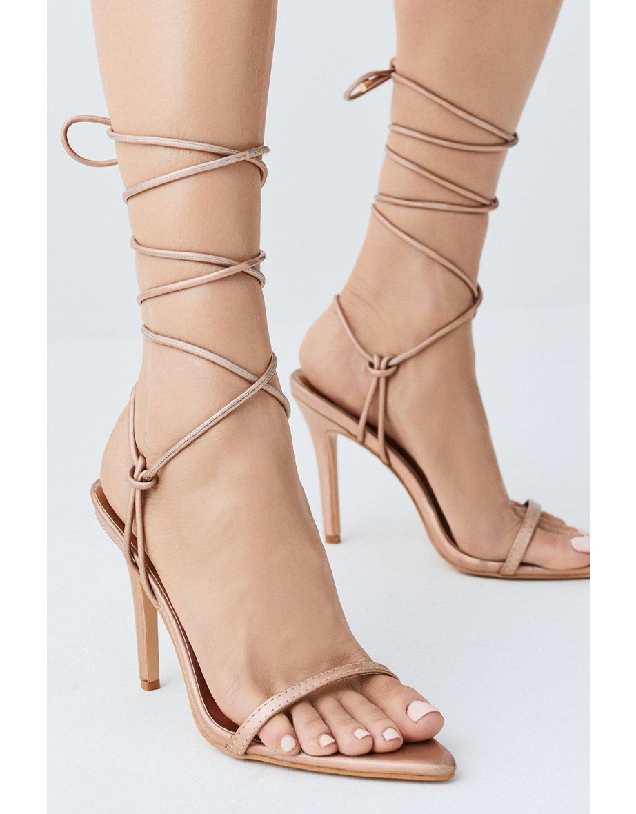 Karen millen on sale nude sandals