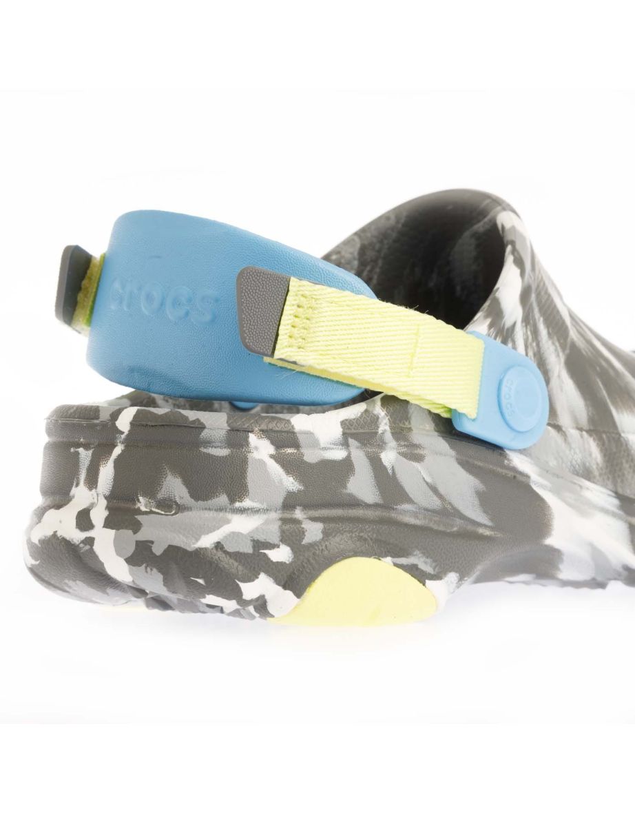 Boy's Crocs Juniors All Terrain Marbled Clogs in Grey - 4