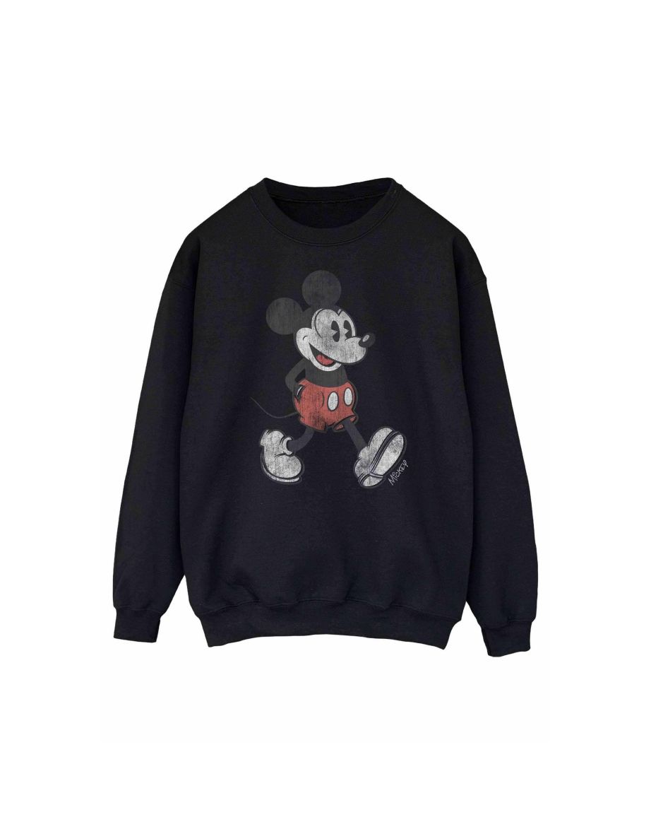 Shop Disney Women s Ladies Walking Mickey Mouse Sweatshirt Online in Qatar VogaCloset