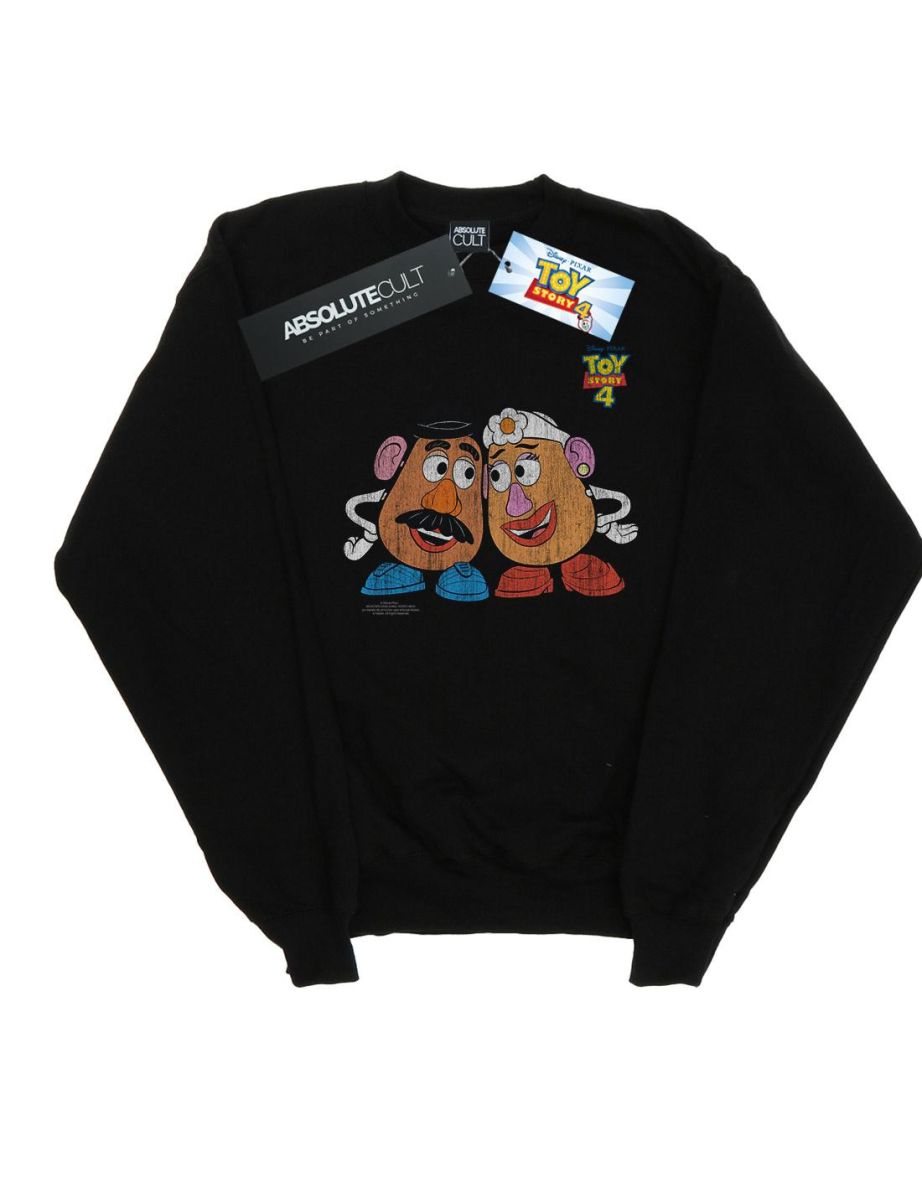 Disney Mens Toy Story 4 Mr And Mrs Potato Head Cotton Sweatshirt - 1
