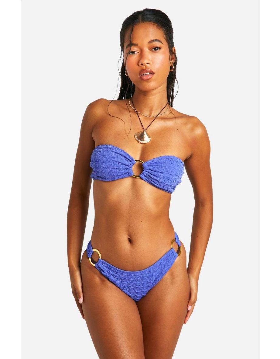 Textured O-rings Hipster Bikini Brief - 3