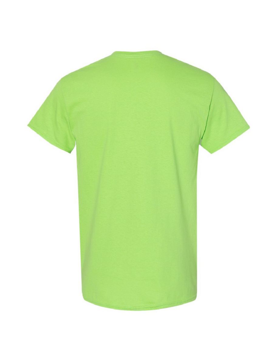 Gildan Mens Heavy Cotton Short Sleeve T-Shirt - Lime - 1