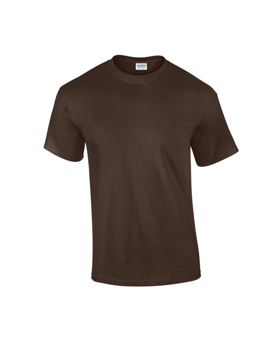 Gildan Mens Ultra Cotton T-Shirt - Dark Chocolate