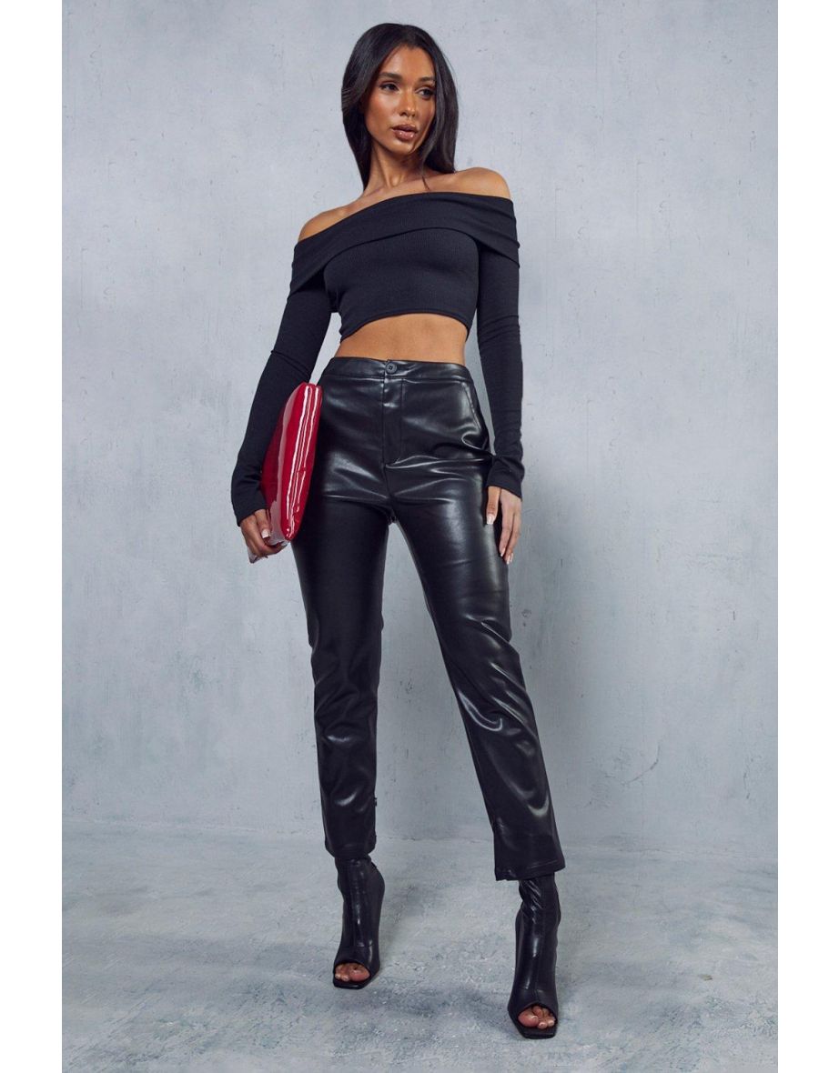 Misspap leather trousers store