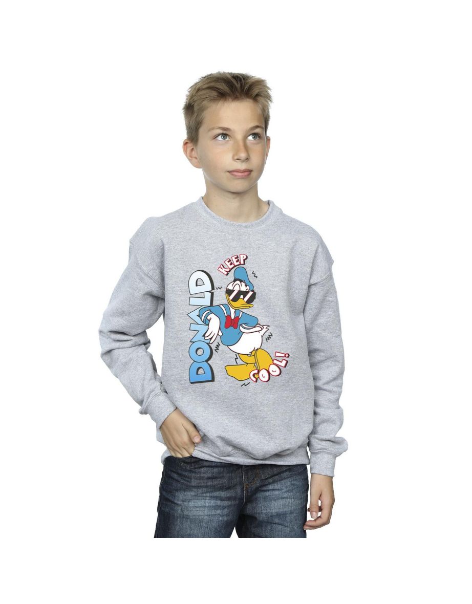 Shop Disney Boys Donald Duck Cool Sweatshirt Sports Grey Online in Bahrain VogaCloset