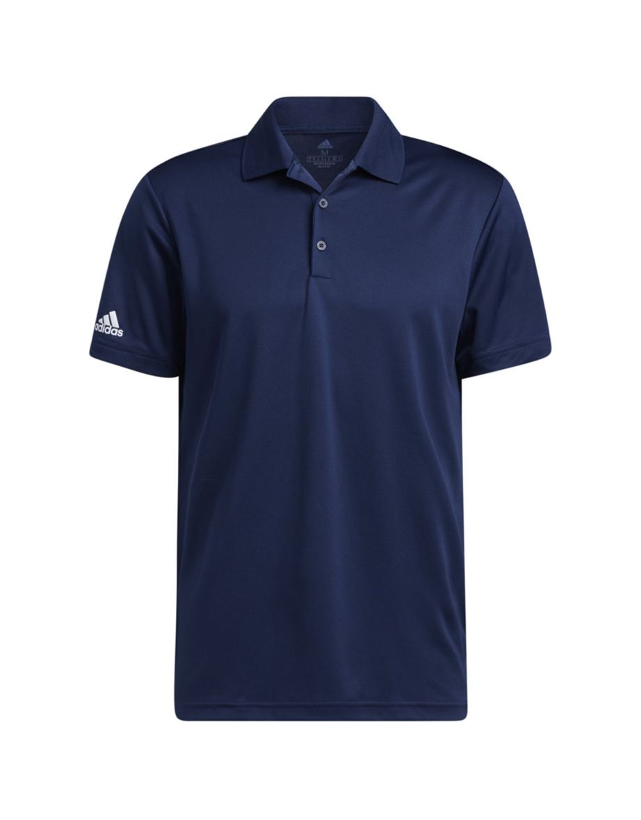 Adidas navy polo shirts deals