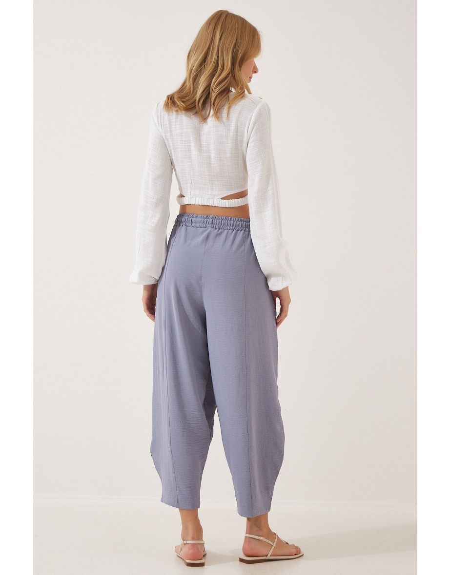 Pants - Gray - Carrot pants - 3