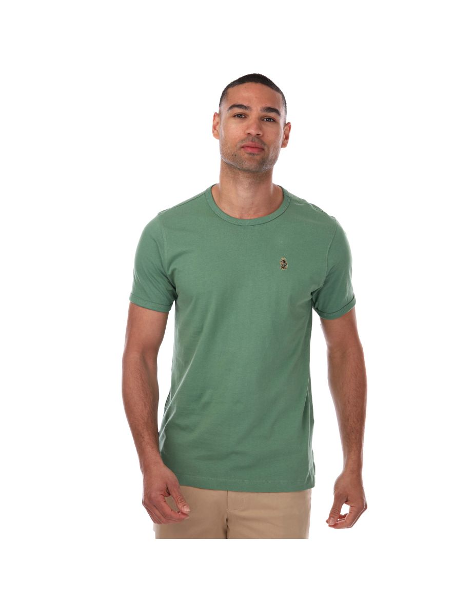 Men's Luke 1977 Trouser Snake Crew T-Shirt in Green