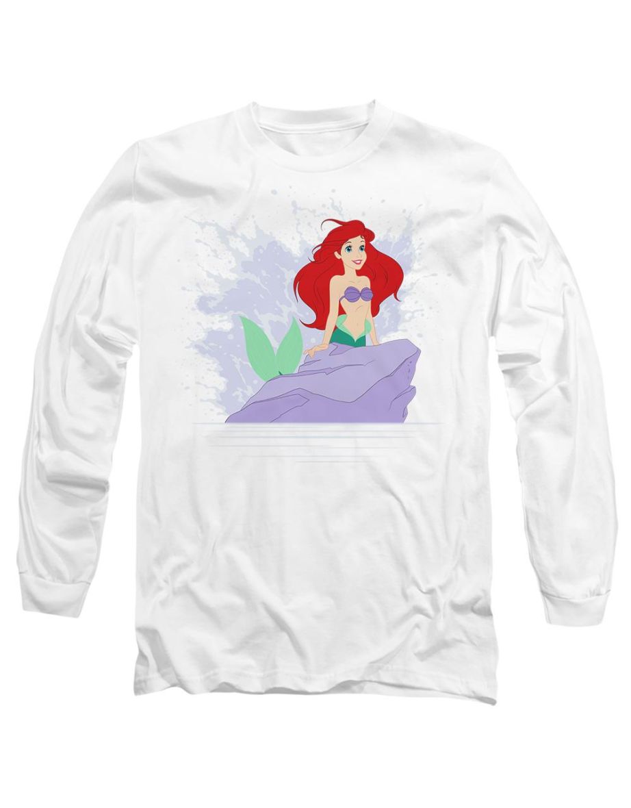 The Little Mermaid Adult Ariel Splash T-Shirt - White