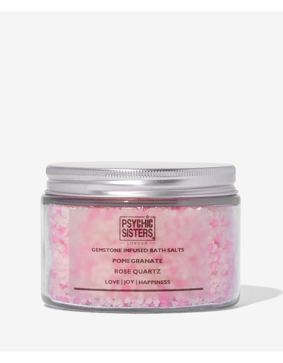 Bath Salts with Gemstone Rose Quartz 100g