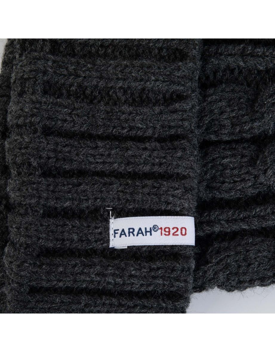 Accessories Farah Sirus Knitted Hat in Grey - 2