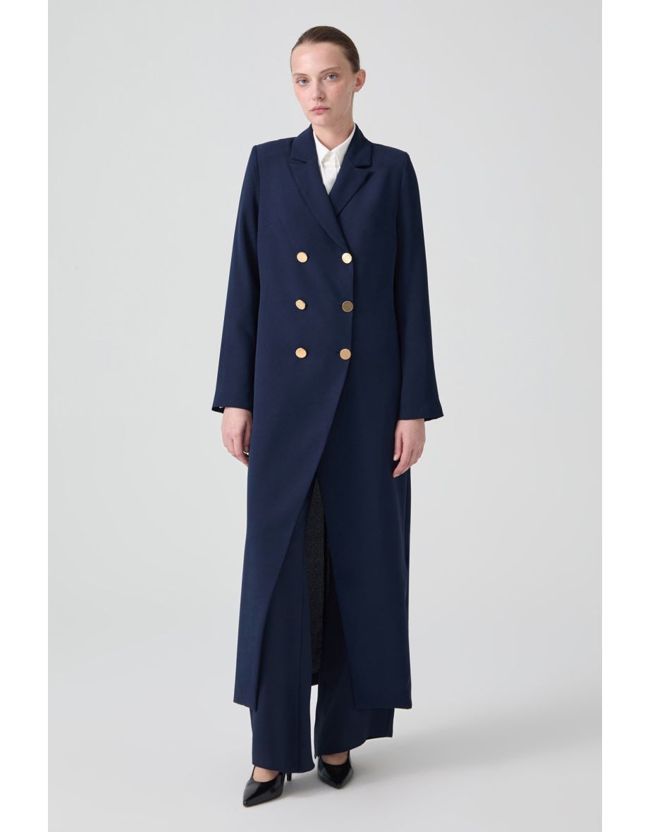 LONG CREPE JACKET