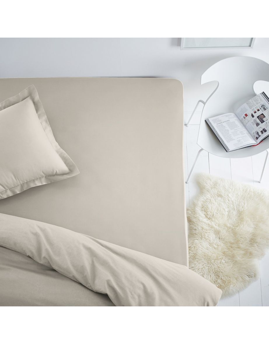 Stretch Cotton Jersey Fitted Sheet