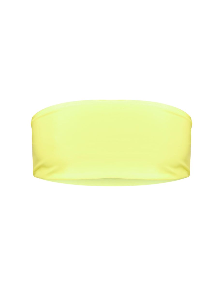 Yellow Mix and Match Bandeau Bikini Top - 3