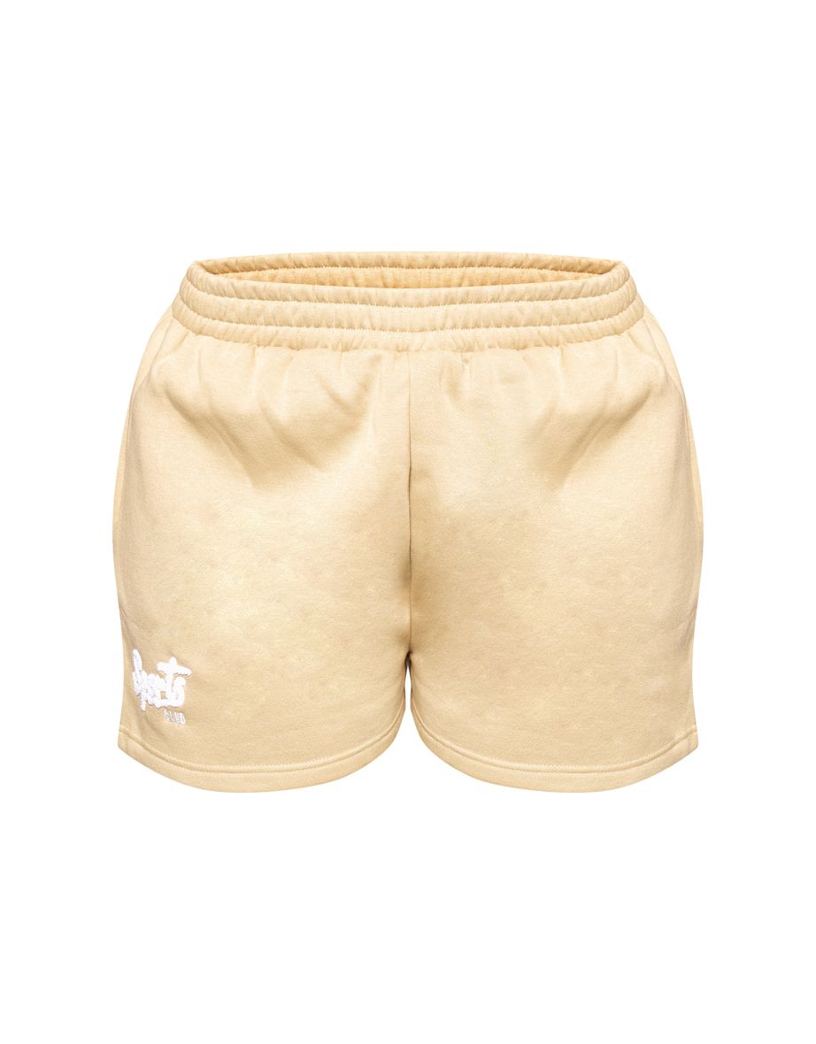 Plus Sand Borg Printed Sweat Shorts - 5