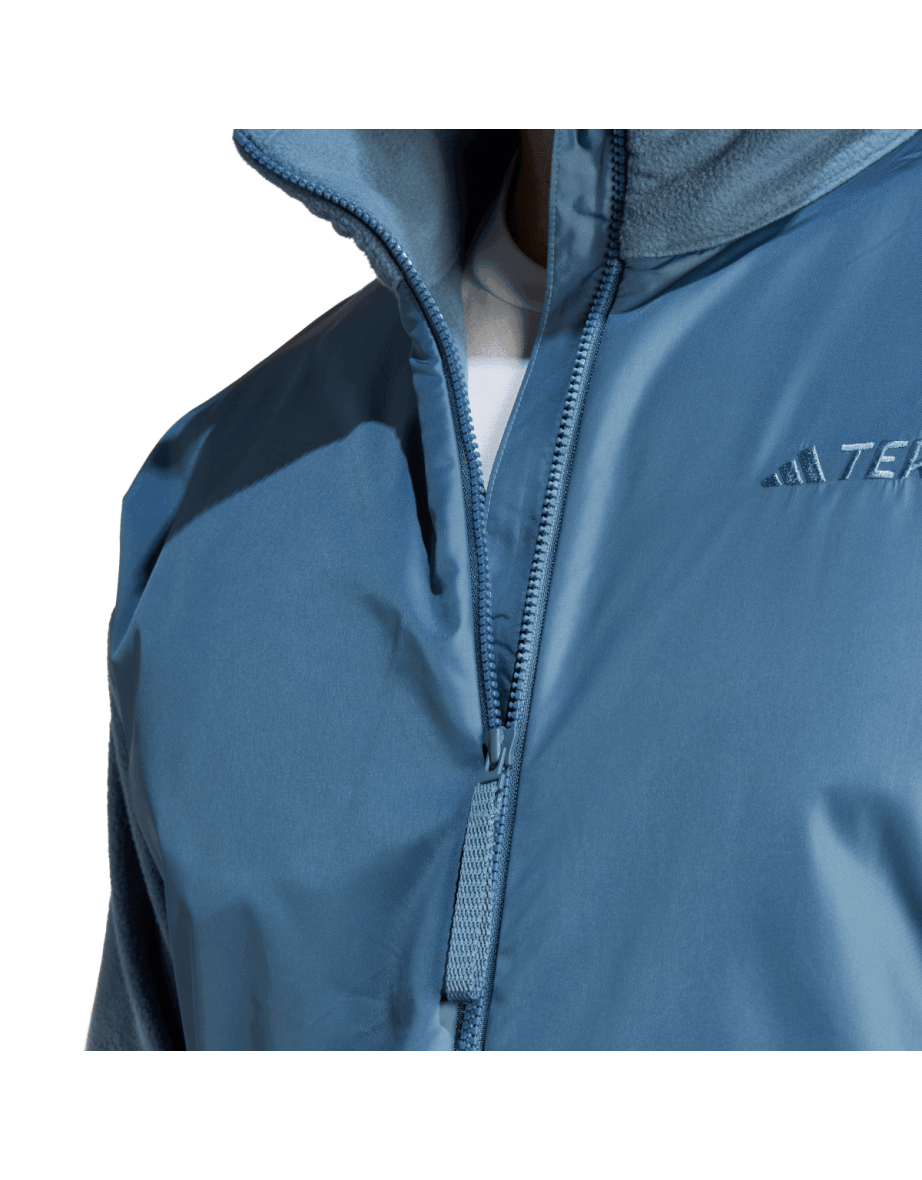 Men's adidas Terrex Multi Wind Fleece Jacket in Blue - 7