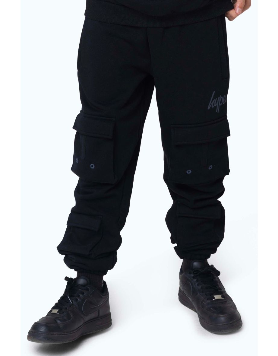 Shop HYPE BOYS BLACK ACID WASH SCRIPT JOGGERS Online in Saudi Arabia VogaCloset