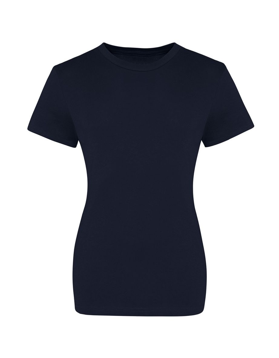 AWDis Just Ts Womens/Ladies The 100 Girlie T-Shirt - Oxford Navy