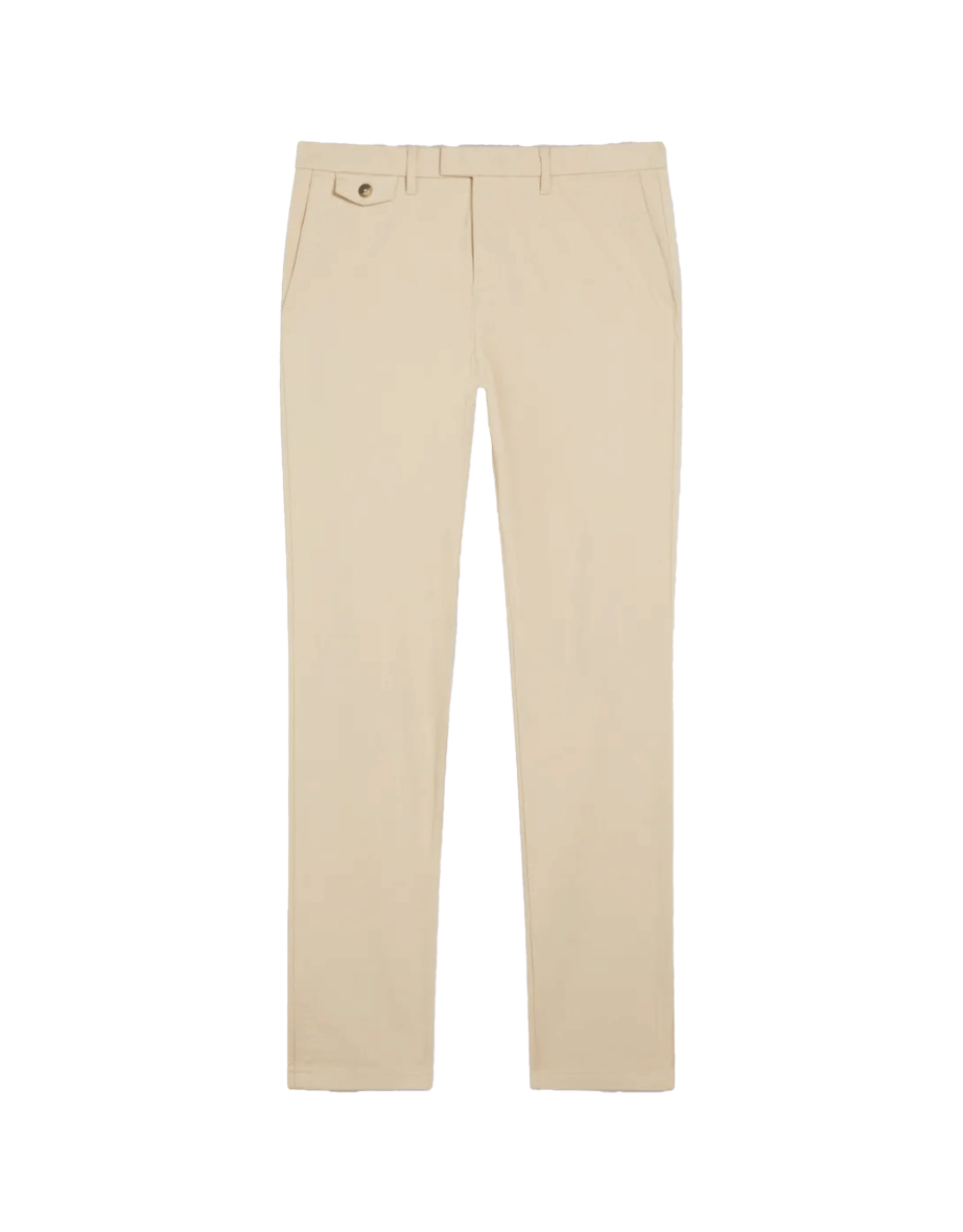 Men's Ted Baker Haydae Slim Fit Chinos in Cream
