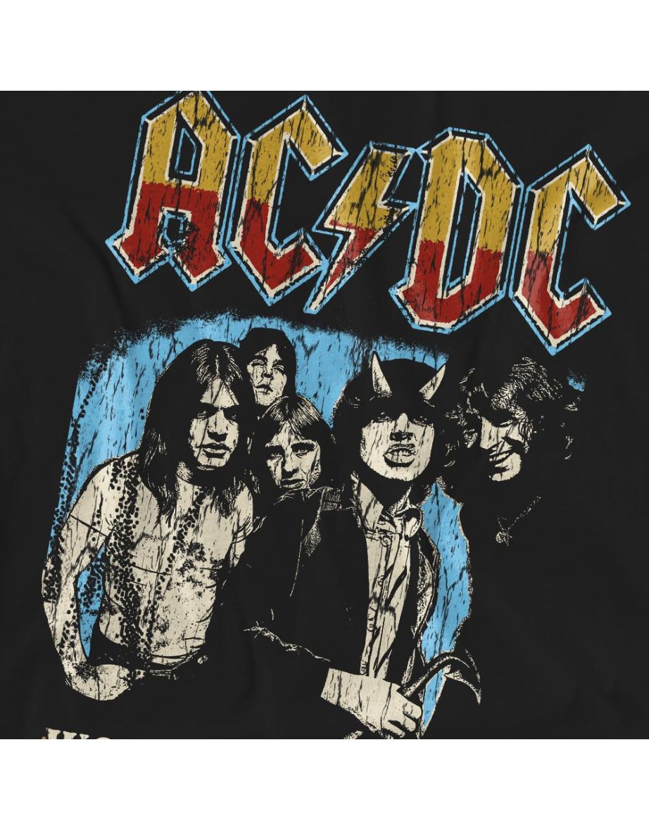AC/DC Unisex Adult World Tour 79 T-Shirt - Black - 3