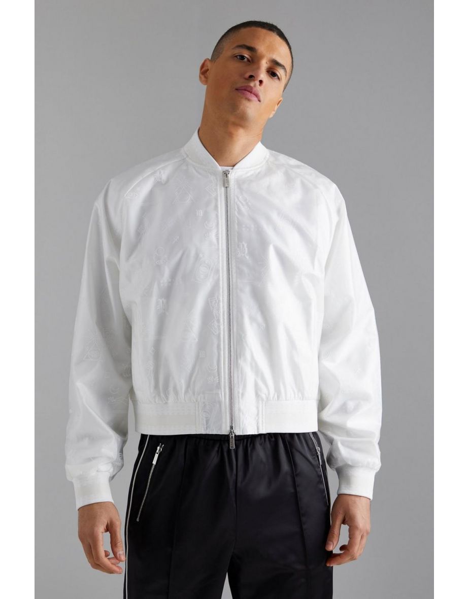 Transparent on sale bomber jacket