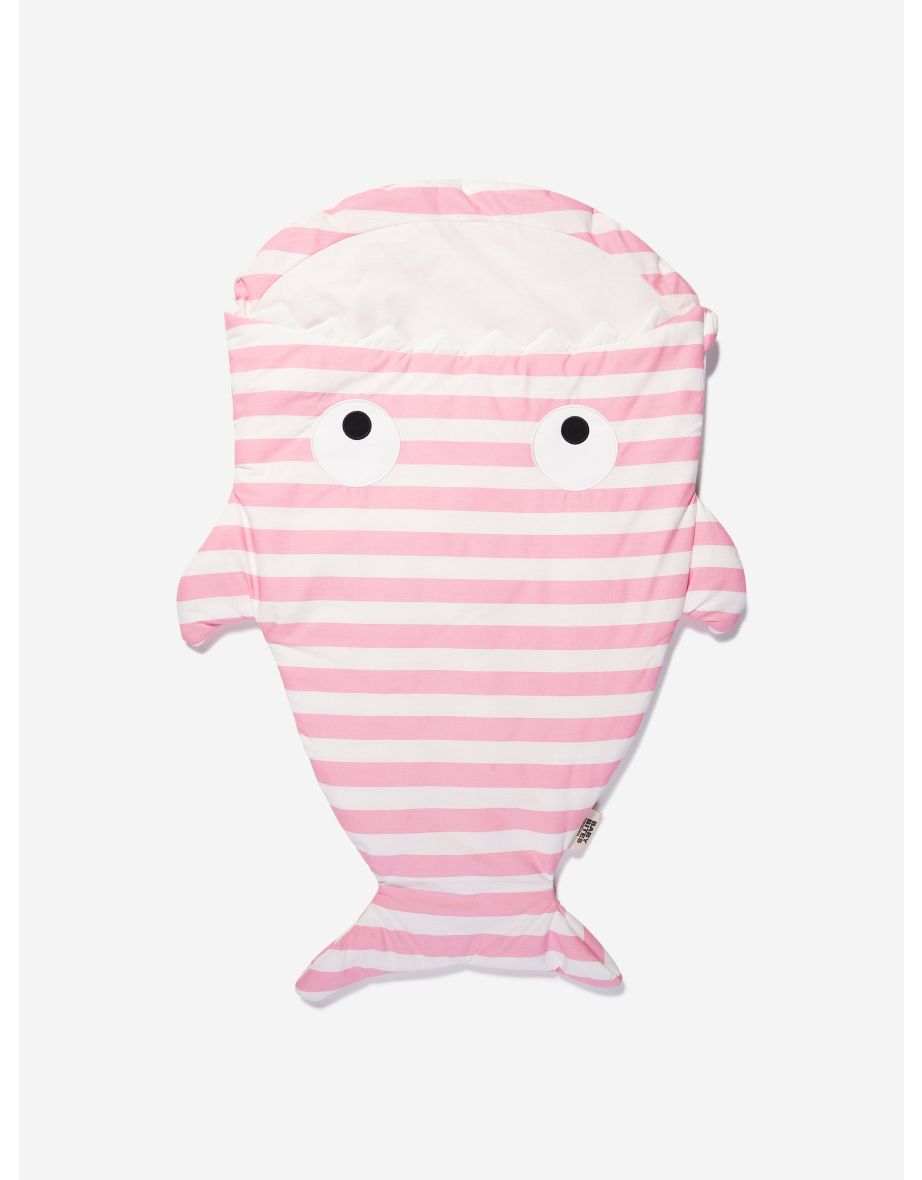 Baby Girls Striped Sharl Sleeping Bag in Pink