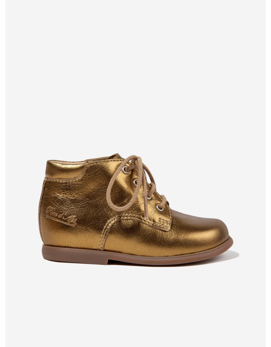 Baby girl cheap gold boots