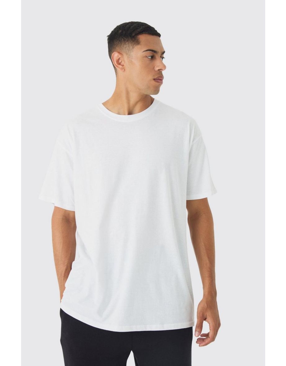 Oversized Batman Batmobile License Print T-Shirt - white