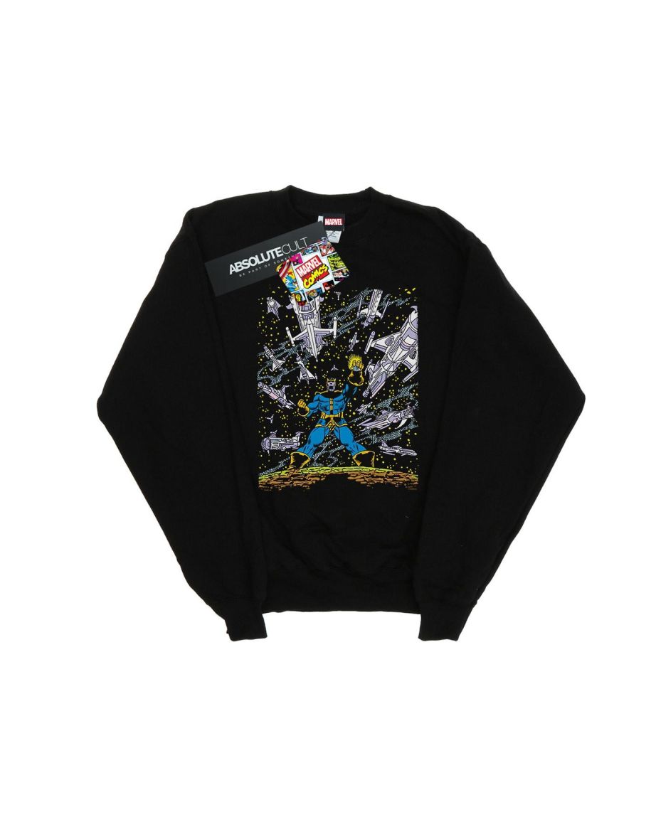 Marvel Girls Thanos Ships Sweatshirt - Black
