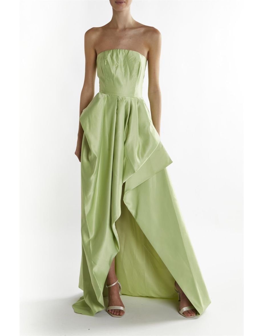 Soft-Green Emma Hi-Low Hem Maxi - 2