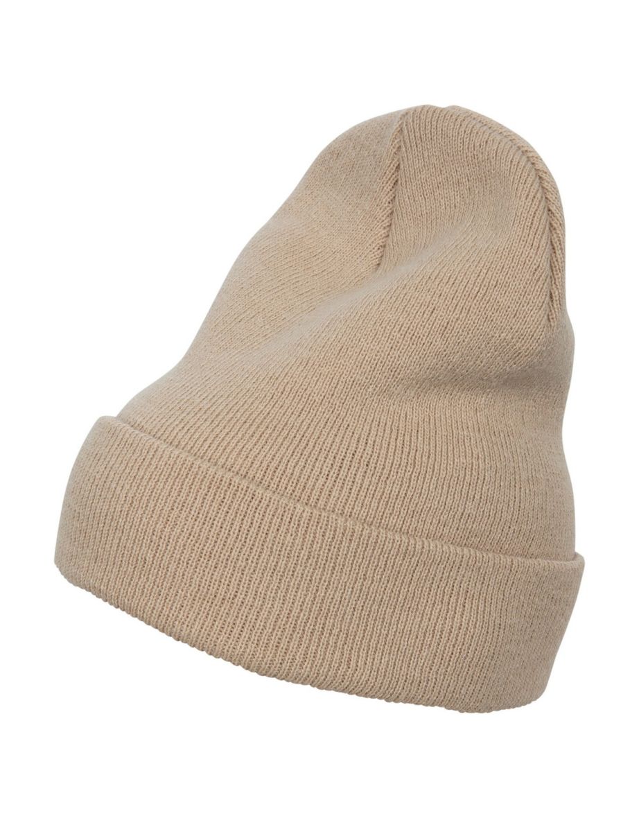 Yupoong Flexfit Unisex Heavyweight Long Beanie Winter Hat - Croissant
