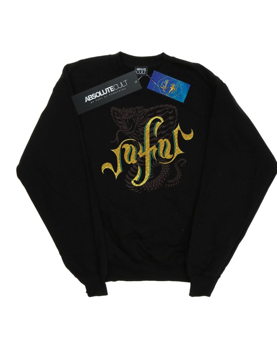 Disney Boys Aladdin Movie Jafar Snake Logo Sweatshirt - 1