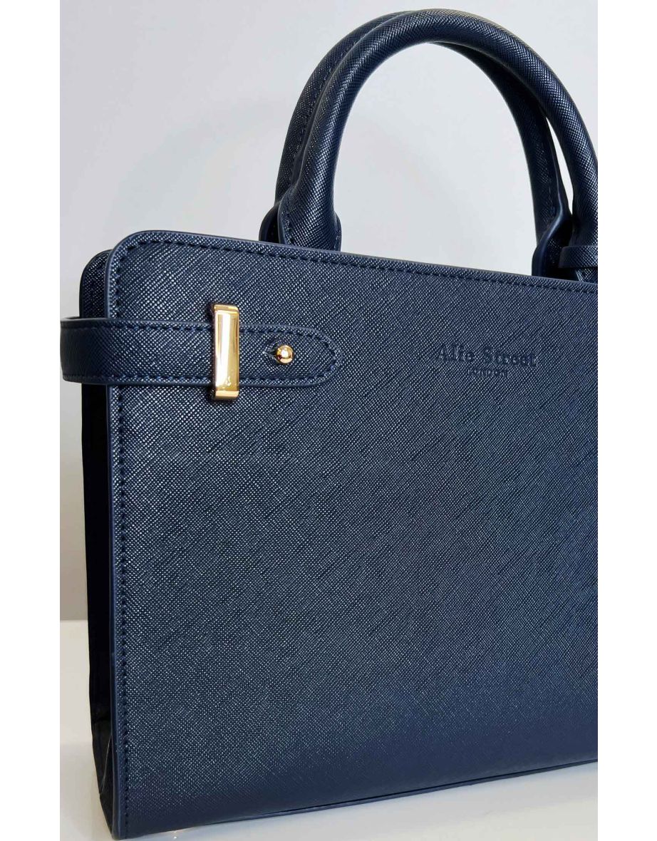 Derby Occasion Handbag (Navy Blue) - 4