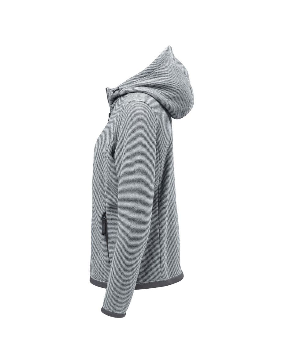 Stormtech Womens/Ladies Medusa Fleece Full Zip Hoodie - Zinc - 3