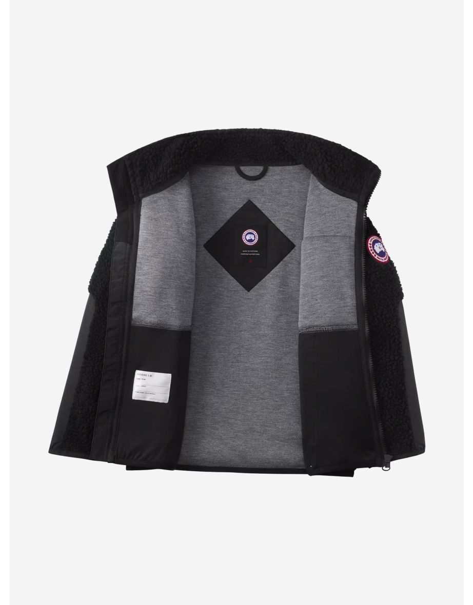 Canada Goose Kids Simcoe Fleece Jacket in Black - 3
