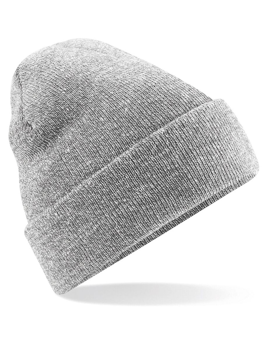 Beechfield Soft Feel Knitted Winter Hat - Heather - 1